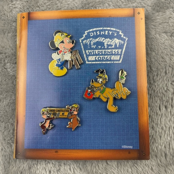 Disney Jewelry - Disney Wilderness Lodge Resort Pardon Our Pixie Dust Three Pin Collection NEW
